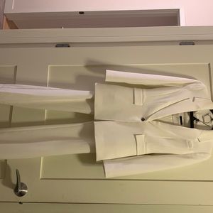 White House Black Market. White suit jacket and matching dress pants in 00P